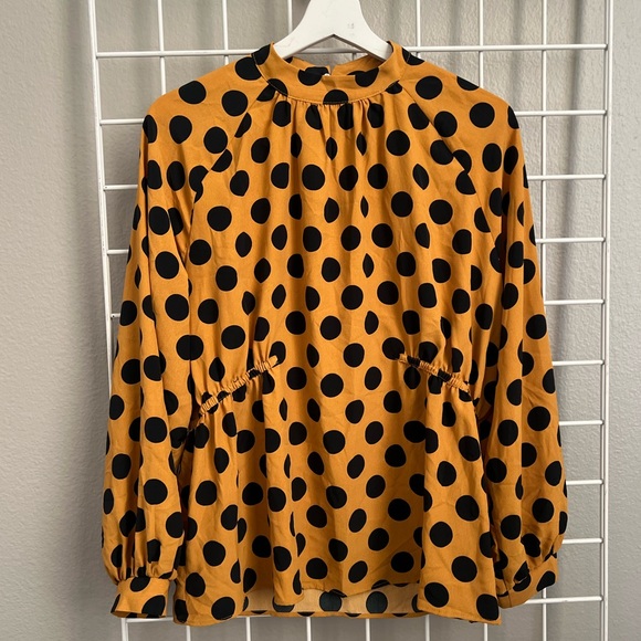 Zara Tops - Zara Polka Dot Blouse